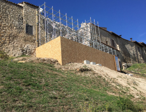 Norcia messa in sicurezza porzione Mura Urbiche